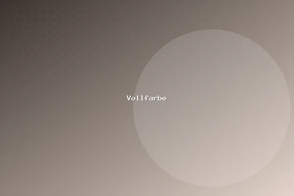 Vollfarbe